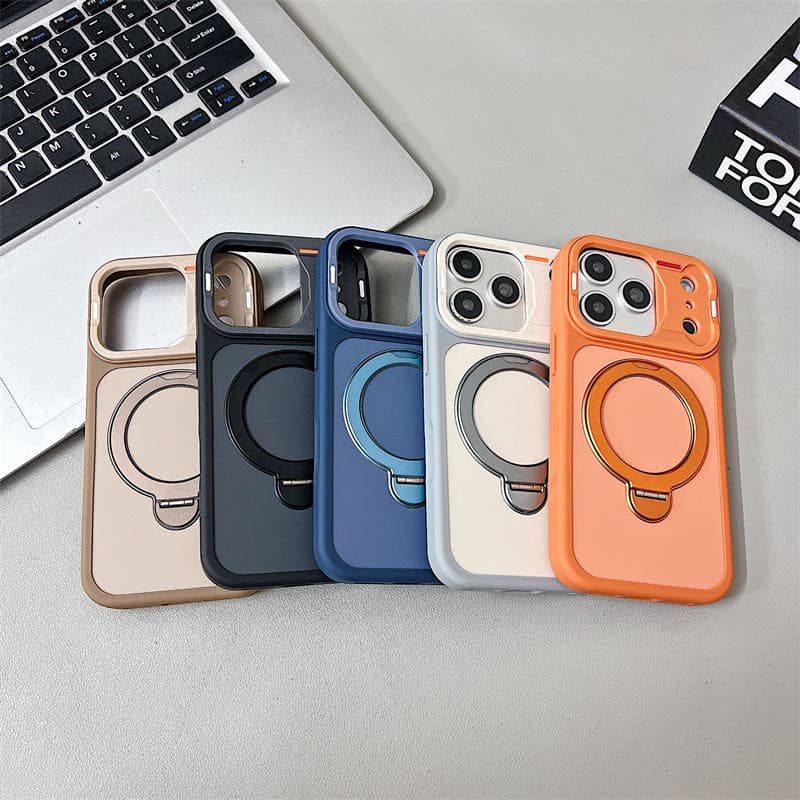 360° Rotating Stand Magnetic Mobile Phone Case for iPhone