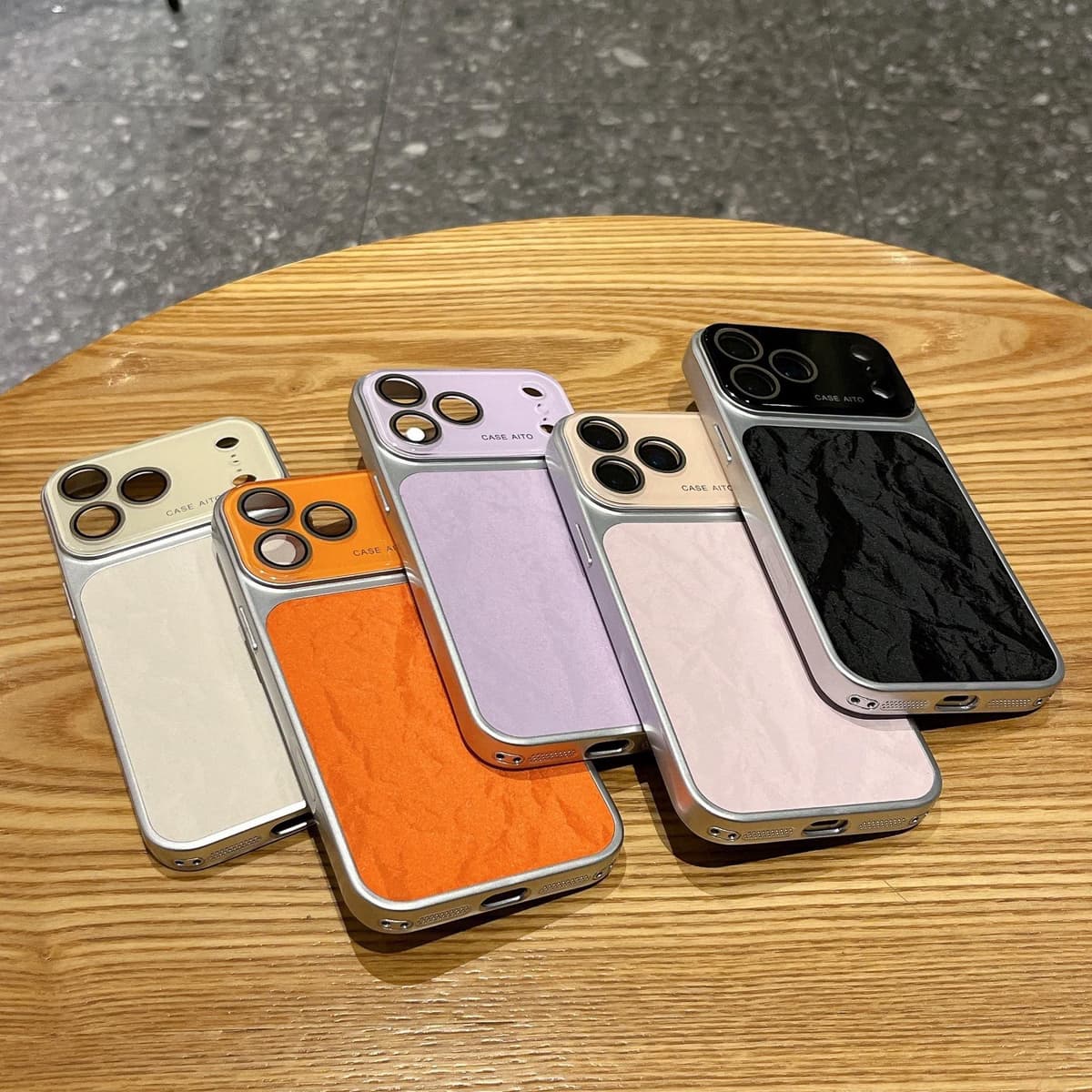 Vintage Velvet Snow Pattern Phone Case, TPU Soft Edge PC Hard Back for iPhone
