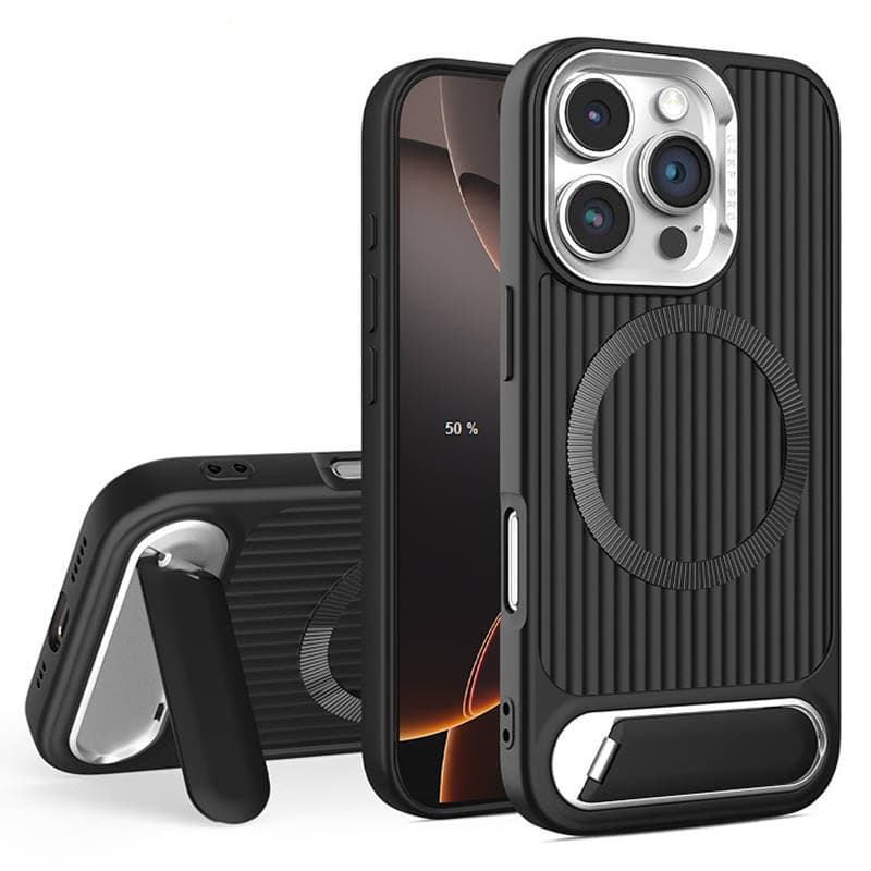 Simple Stealth Holder Magnetic Phone case for iPhone