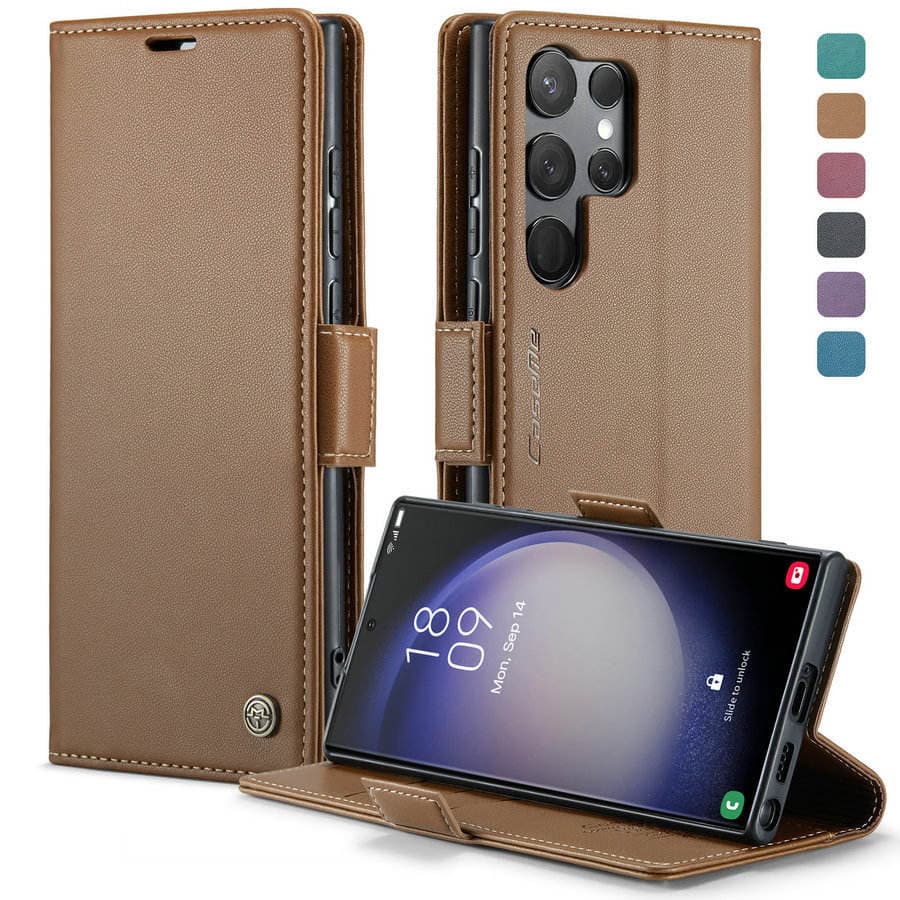 Caseme Flip Leather Case for Samsung
