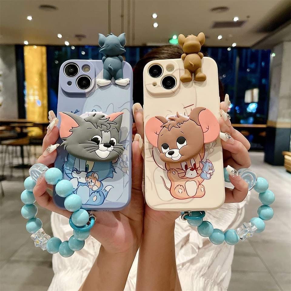 Cartoon Cat Silicone Mobile Phone Case