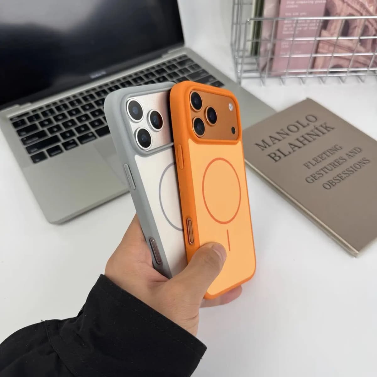 Premium TPU Magnetic Phone Case for iPhone 18 17 16 15 Pro Max Soft Touch Anti-Fingerprint Shockproof Wireless Charging Cover